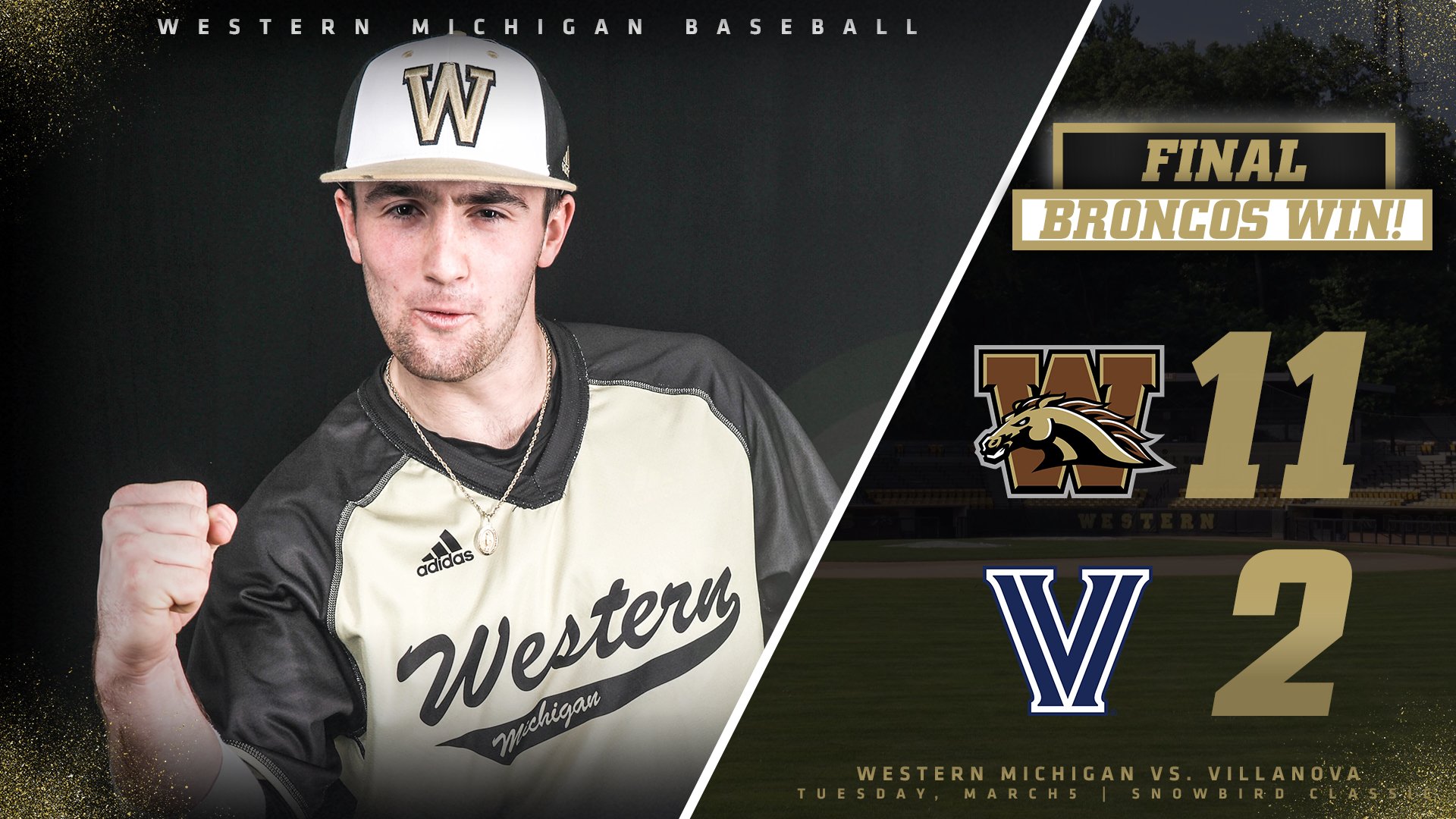 western michigan baseball hat