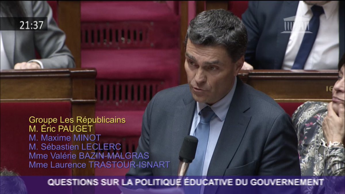 EricPAUGET1's tweet photo. J’ai tenu ce soir à interroger @jmblanquer sur les intentions du gouv afin de favoriser à l’école, à la fois l’acquisition et la transmission de cette notion fondamentale qu’est la #laïcité.
#vivreensemble #politiqueeducative
#DirectAN https://t.co/Cz3KYTgy9h