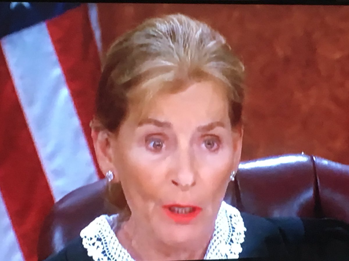 justin on twitter: "i've been watching judge judy for many