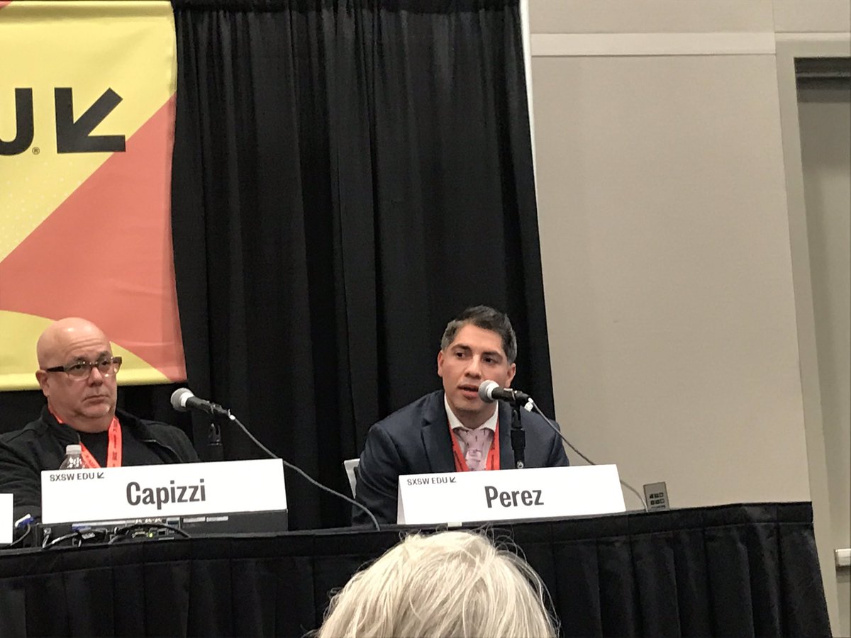 HMH Education (@hmhco) on Twitter photo “Being able to use that, that was powerful because of everything that’s happening in the world.”
<a href="/AustinISD/">Austin ISD</a> teacher <a href="/PerezLarryG/">Larry Perez</a> tells the #SXSWEDU audience how Carmen ties topics like current events, geography, and science together for students. #FollowTheFedora “Being able to use that, that was powerful because of everything that’s happening in the world.”
<a href="/AustinISD/">Austin ISD</a> teacher <a href="/PerezLarryG/">Larry Perez</a> tells the #SXSWEDU audience how Carmen ties topics like current events, geography, and science together for students. #FollowTheFedora