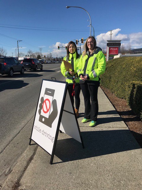 icbc's tweet image. If you're behind the wheel, turn your phone off, put it out of sight or turn on airplane mode to avoid the temptation to check your phone. @cqrcmp and #cellWatch volunteers are reminding you to keep your #EyesFwdBC.
