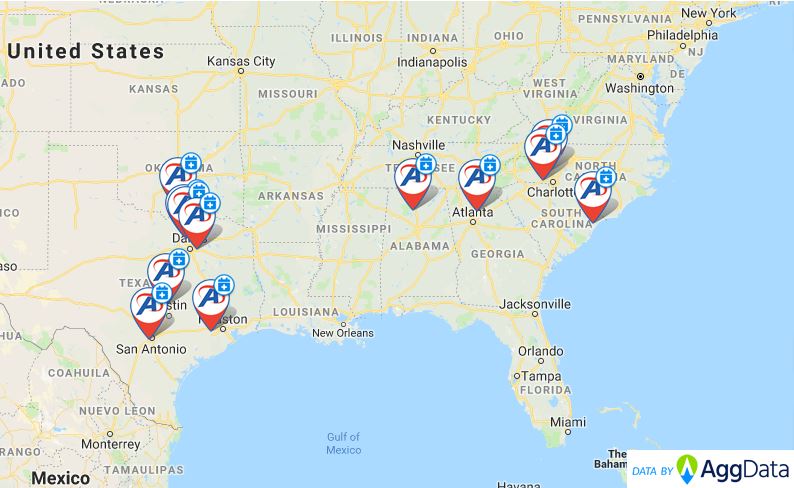 aggdata's tweet photo. Academy Ltd. announced it plans to open seven new #stores in 2019. These locations are in addition to the one future closing and five future openings that we are already tracking. Email contact@aggdata.com to learn more.
#commercialrealeastate #CRE #retailnews https://t.co/QQIeddJwPd