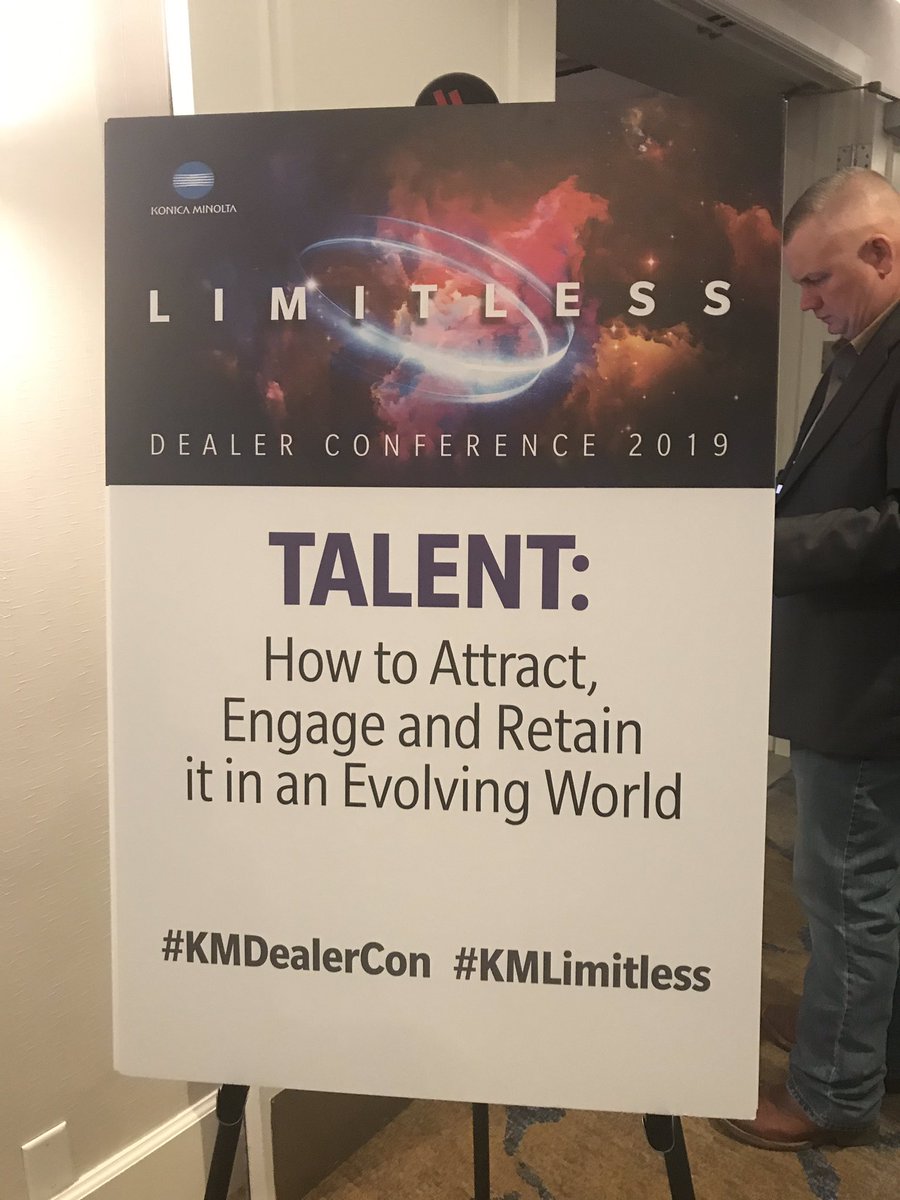 This is what we’re all looking for. Building the A team. <a href="/KonicaMinoltaUS/">Konica Minolta US</a> #KMDealerCon #KMLimitless