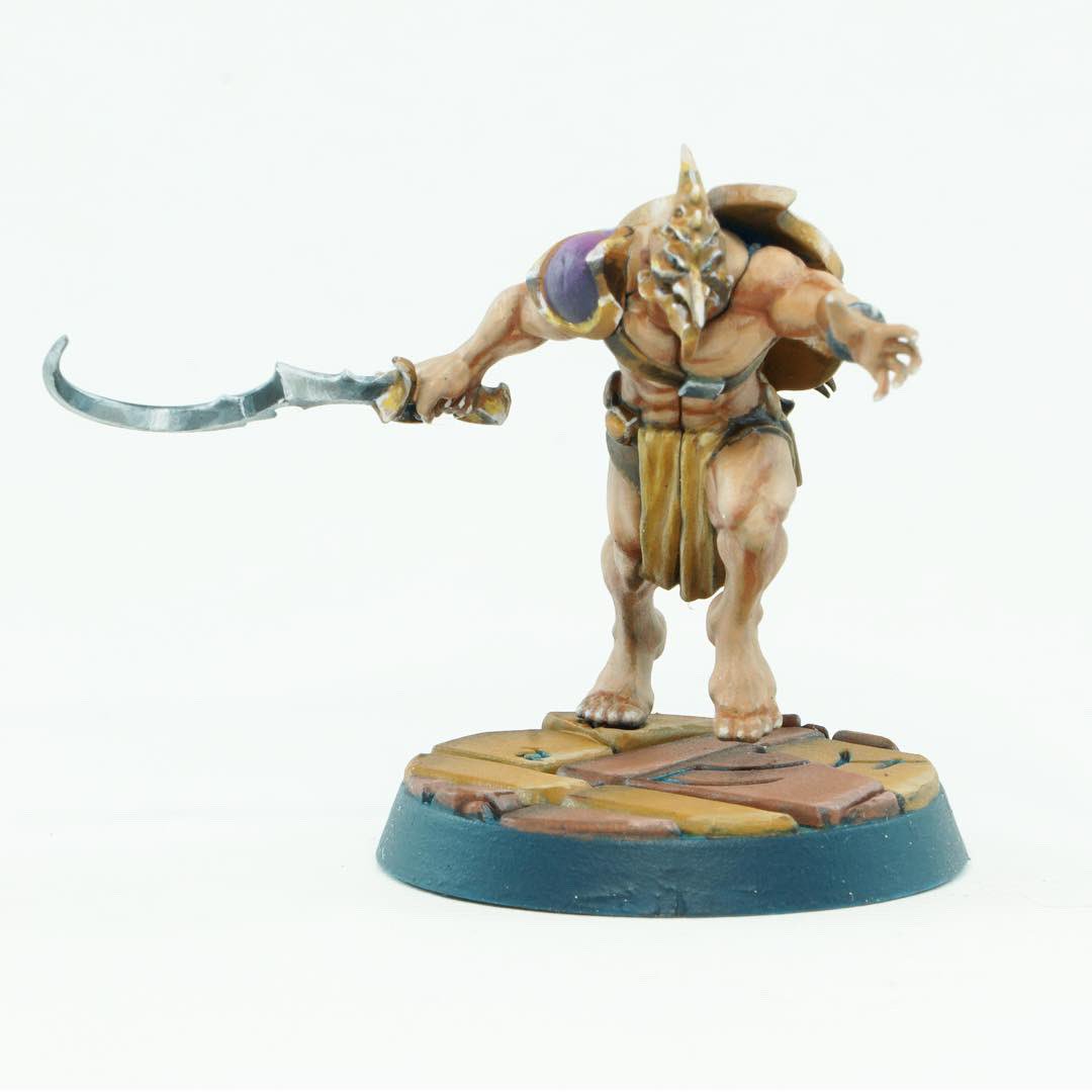 plastic_crack_m's tweet photo. Eyes of the nine Turosh #warhammer #warhammerunderworlds #ageofsigmar #paintingwarhammer #paintingminiatures #paintingshadespire #gamesworkshop #aos #tdbmini #wargaming #tabletop #horror #eyesofthenine #nightvault #magic https://t.co/zuCdoKzqTk