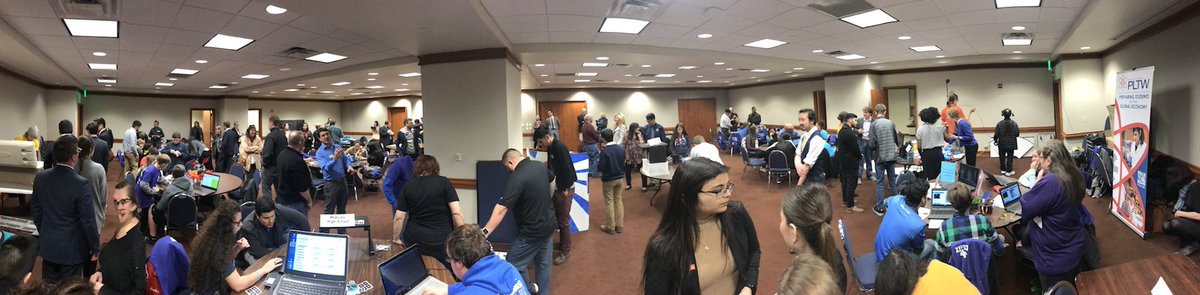 CoburnCori's tweet photo. We have students from all over #Coding at the Capital for #EdTechDay19 . Thanks sponsors #CS4All #TCEA @codeorg @TechNetSE https://t.co/6hb7Vdd3aS