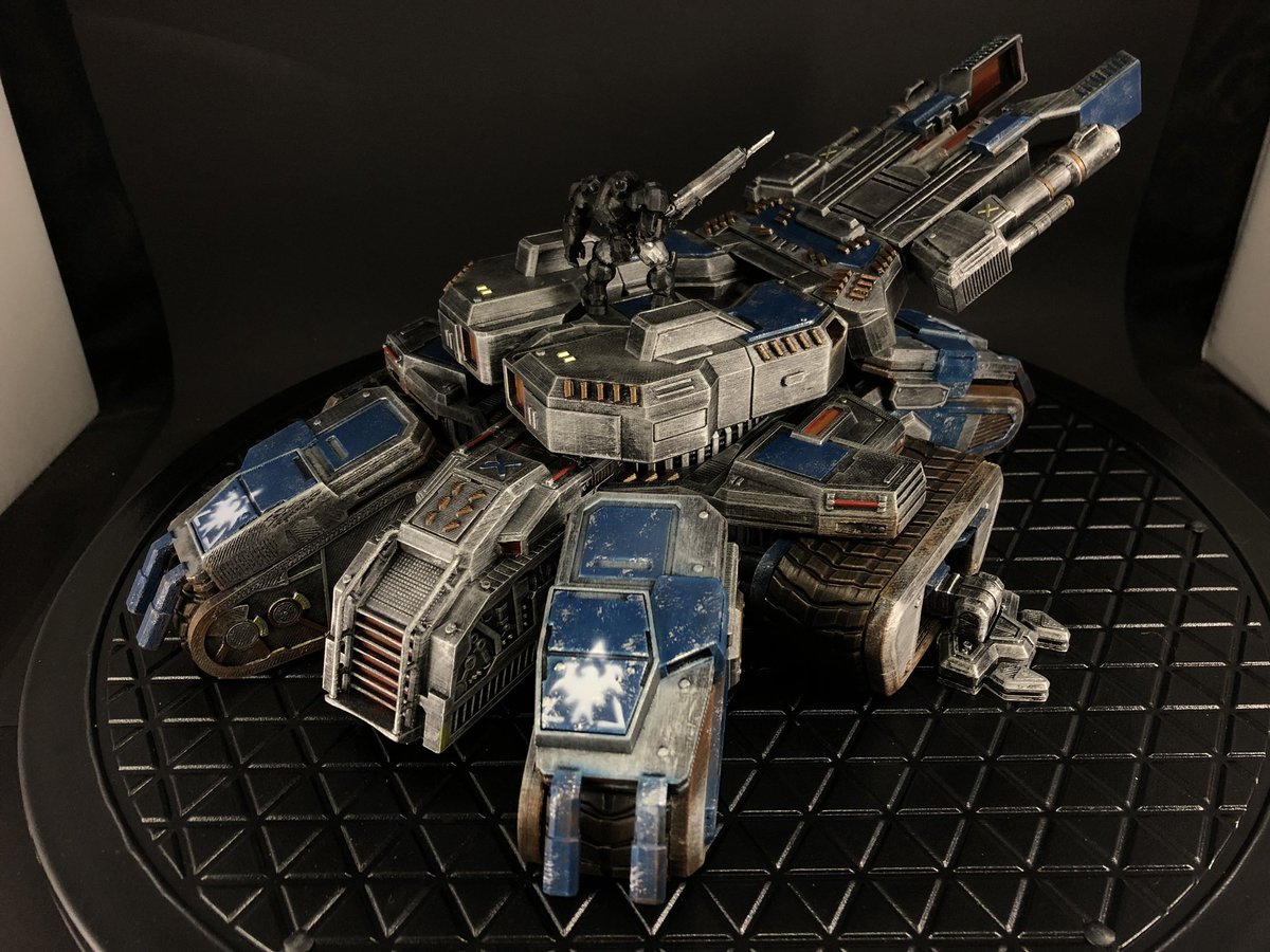 der_Zote's tweet photo. #fertig #siegetank #starcraft #starcraft2 #3dprinting #painting #modelkit 💪 https://t.co/AlUjkMvGn8