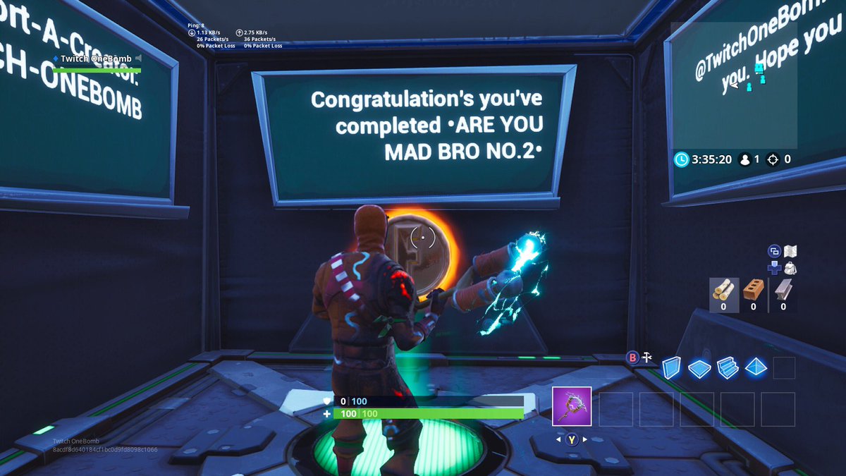 SPEEDCOMPZ's tweet photo. ARE YOU MAD BRO? NO2. Game is finally released! Have you got what it takes to become an Elite player?! Will you be the first to beat it?

Confusing rooms/Sneaky Endings/Death Run

Try it out! #fortnite 
9477-7103-3561

Goodluck hope you enjoy!

#fortnite #FortniteCreative #AYMB https://t.co/fNDepnIIAA