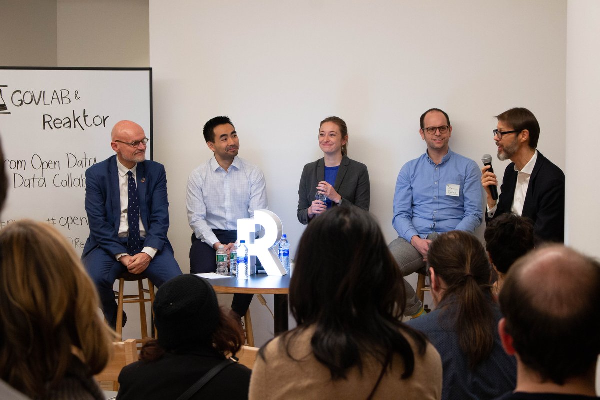 Cuebiq's tweet image. Cuebiq’s Brennan Lake was on a @ReaktorNow - @TheGovLab panel yesterday for #OpenDataWeek about #dataforgood and #datacollaboratives.