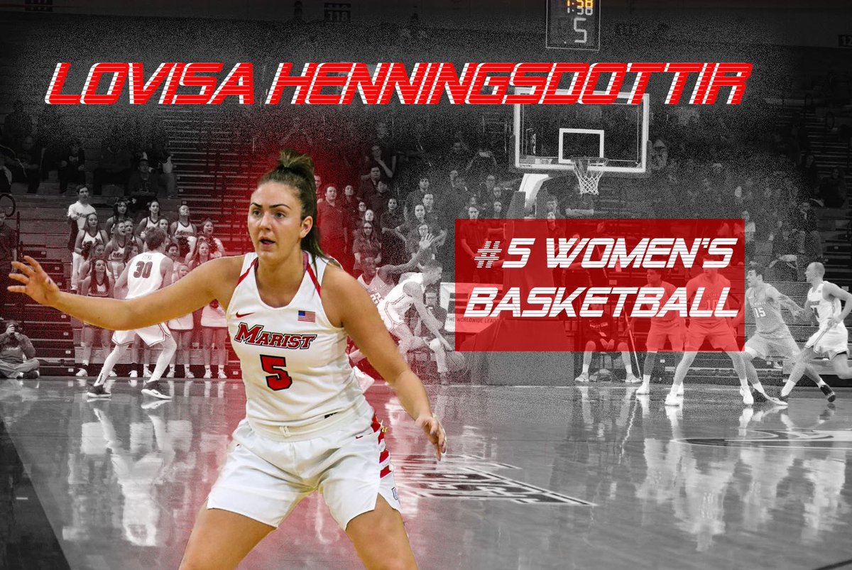 With just over half of the vote, Lovisa Henningsdottir of <a href="/MaristWBB/">Marist Women’s Basketball</a> takes #CenterStage!