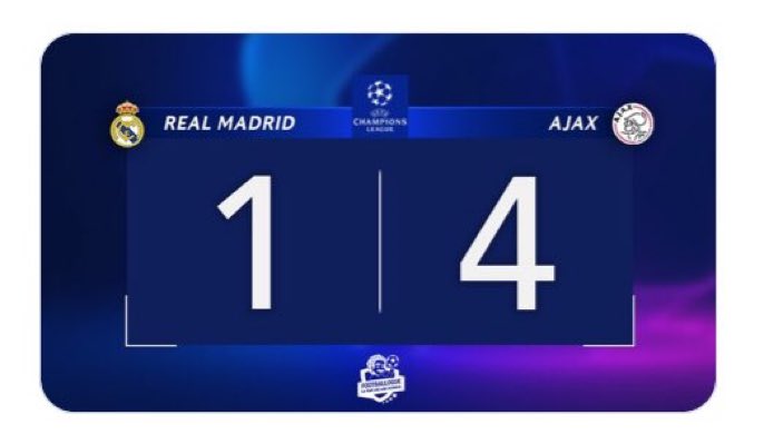olgalouise's tweet photo. Mooi getal, mooie uitslag! #rmaaja #rmaajx https://t.co/V4sQjRD4zx