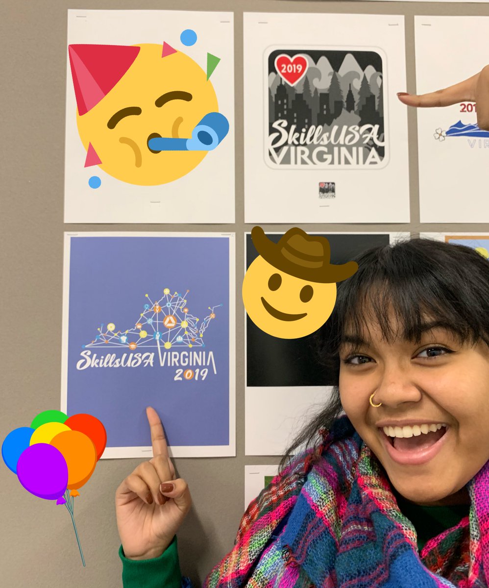 MATA_Design's tweet photo. Congrats to Graphics III student Paravi D. for placing 3rd in the SkillsUSA T-Shirt design competition!!! 🏆🇺🇸⭐️ https://t.co/o1XquCKY1d
