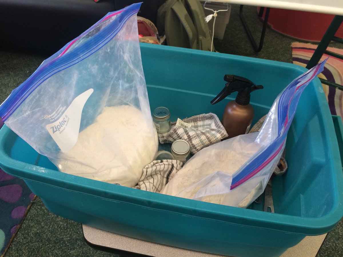 CavellElem's tweet photo. Baking bread (from scratch!). Div 5 students worked with students from UBC’s Land and Food Systems program today. https://t.co/hwpj2s0iNj
