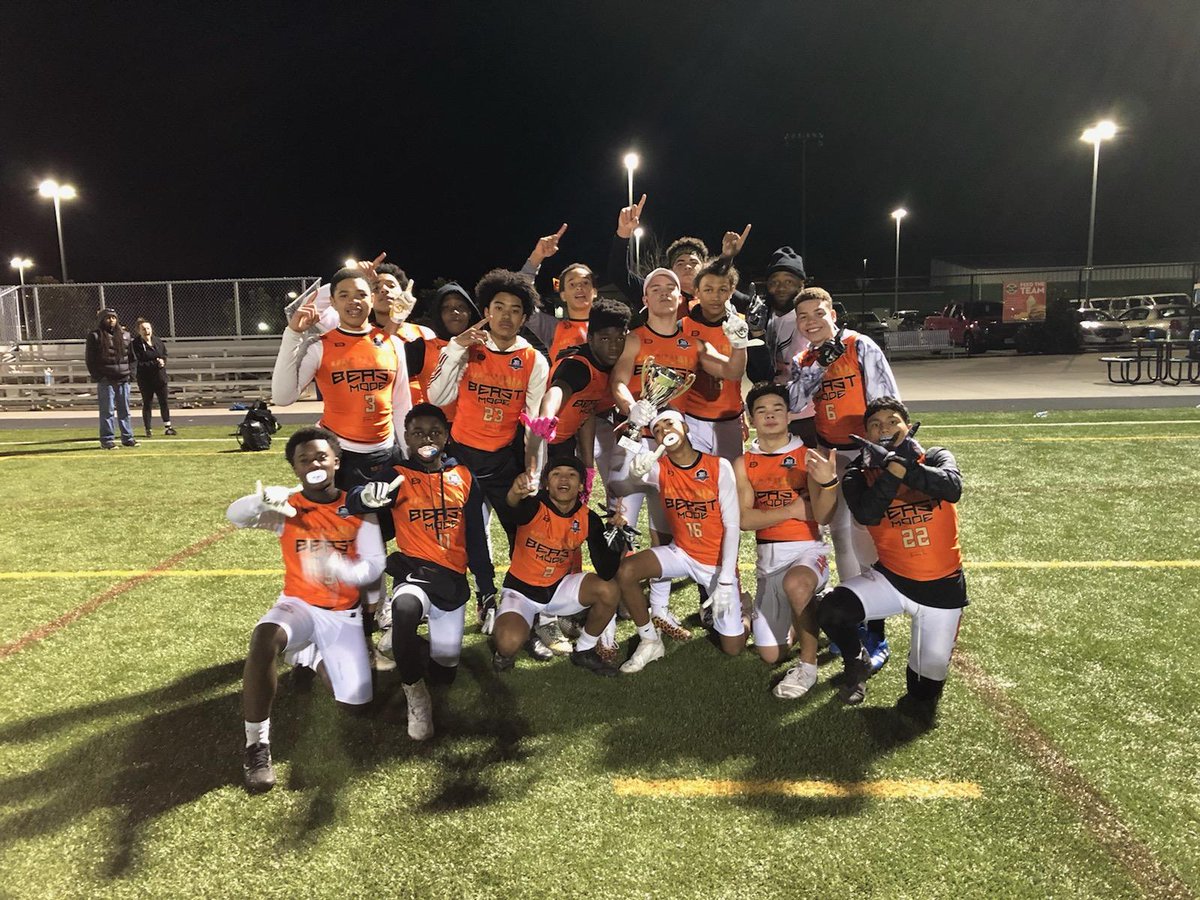 7v7Association's tweet photo. 📣📣Congratulations to the 14u BEASTMODE that took home the Championship @ the National 7v7 Rocky Top Classic Quilifer for The Texas Showdown National @Championship7v7 Experience @TopGun7v7 @Coast2Coasttc @simplyCoachO @National7v7M @LadyBroadcaster @CadillacJBlack https://t.co/nvonT07uUt