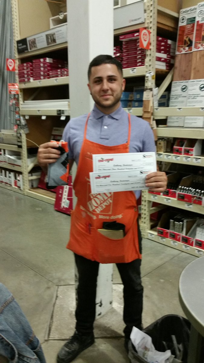 Specialty Tuesday! Pk in flooring ChaChing checks to celebrate! Driving conversion with the team