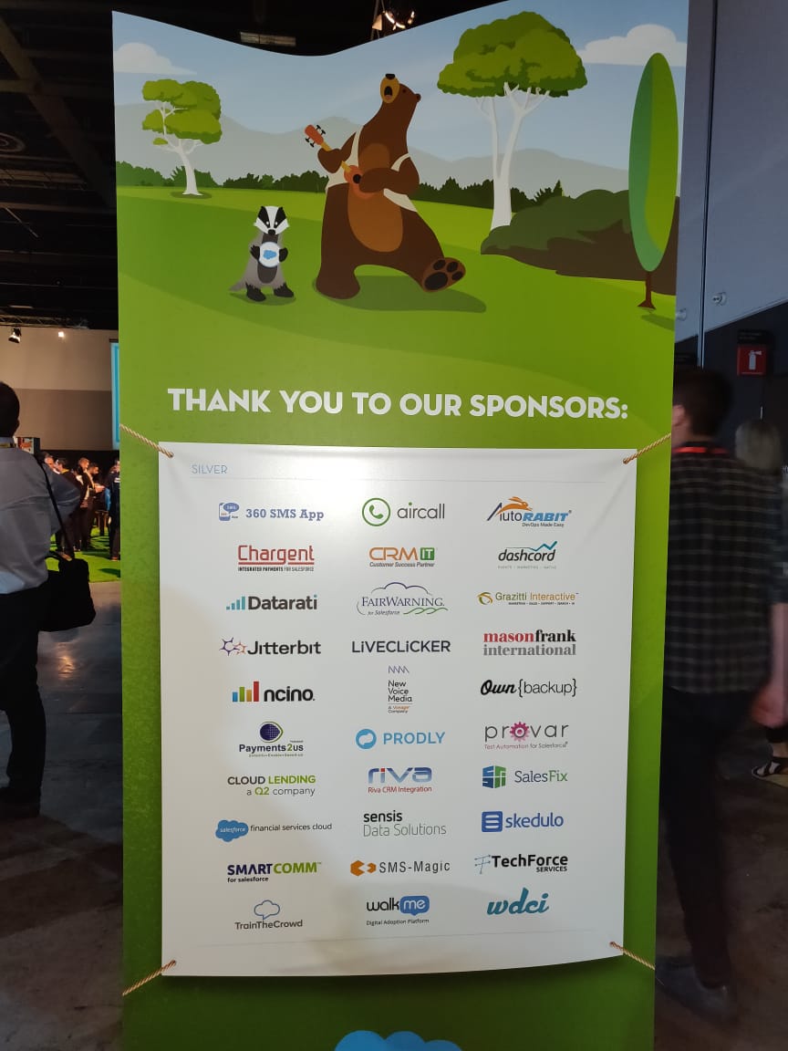 A proud sponsor, a preferred <a href="/Salesforce/">Salesforce</a> partner and moreover a commitment to deliver #CustomerSuccess at #SalesforceTour Sydney