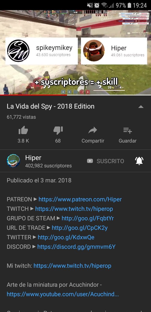 Me encontré con este video, y crel
O que no es necesario mencionar lo que has crecido en solo un año. <a href="/Hiperop/">Hiper</a>