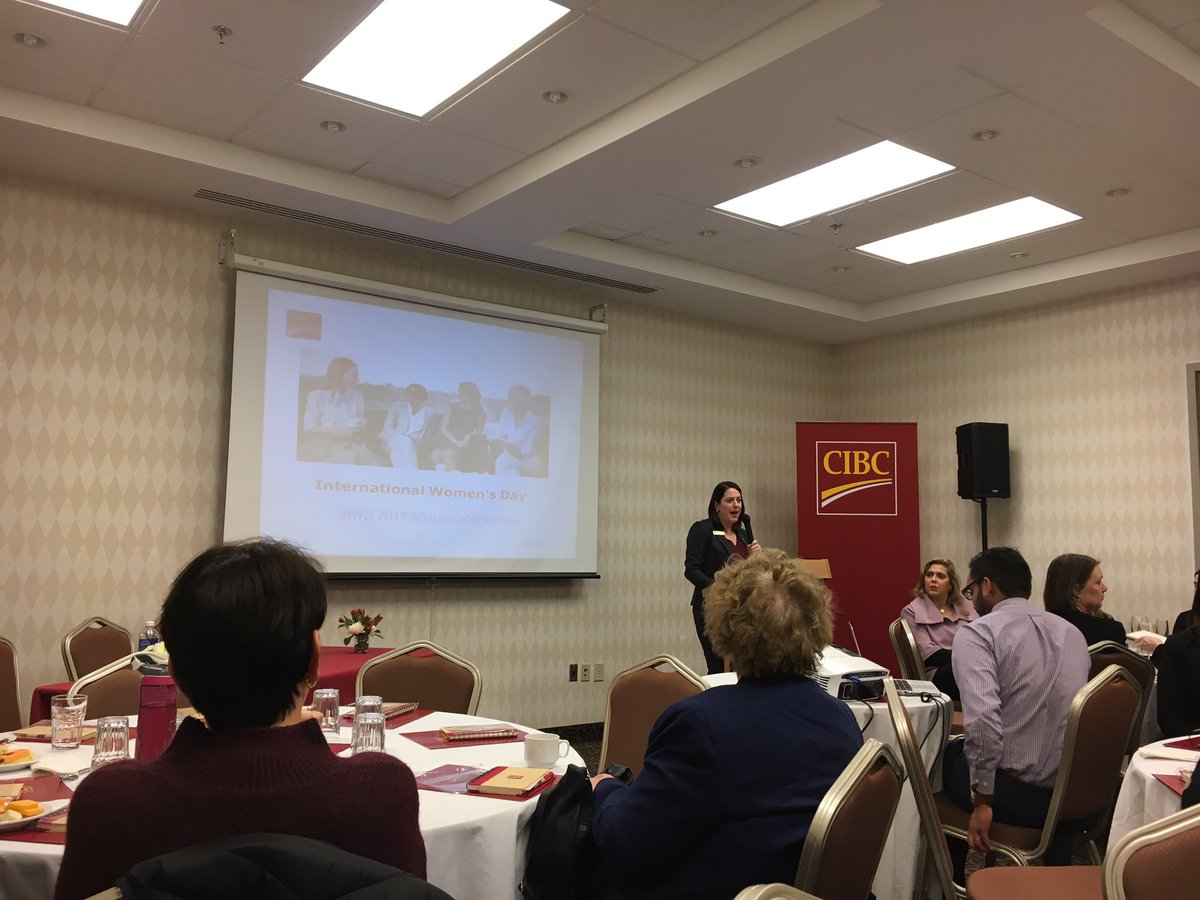 Thanks to <a href="/cibc/">CIBC</a> for hosting tonight’s International Women’s Day event. #IWD2019 #BalanceforBetter