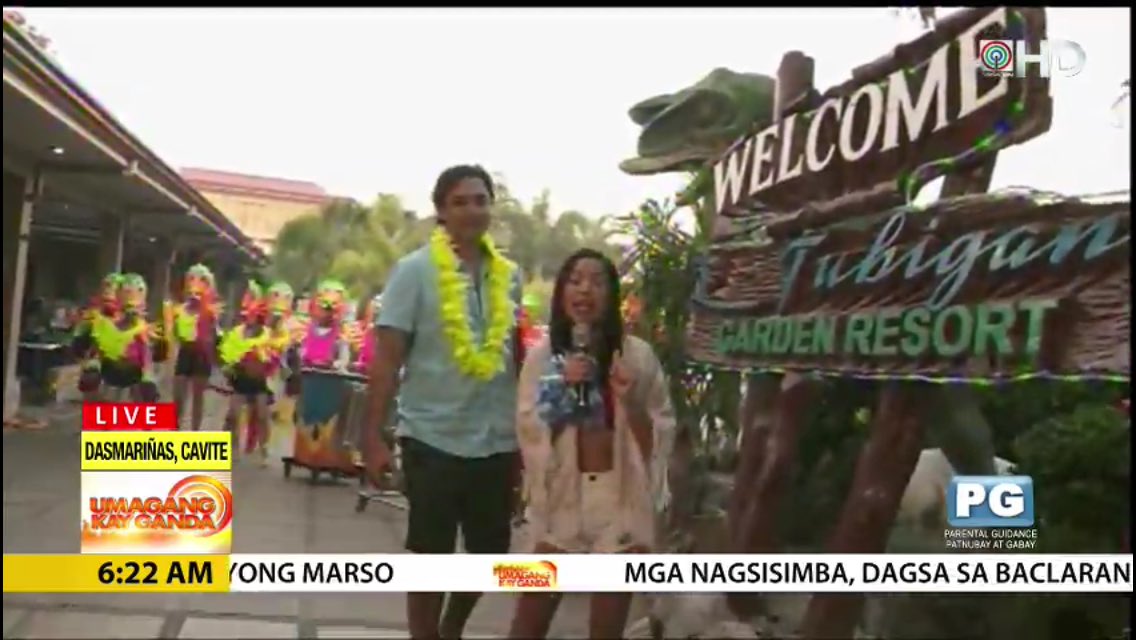 Navzjuvy's tweet photo. Yayyyy!! Umagang Kay Ganda samahan natin ang #JustDawn @dawnchangoffcl @justincuyugan sa Tubigan Beach Resort summer feels na talaga @ukgdos @JabsBolok https://t.co/IGkzOBQVQ4