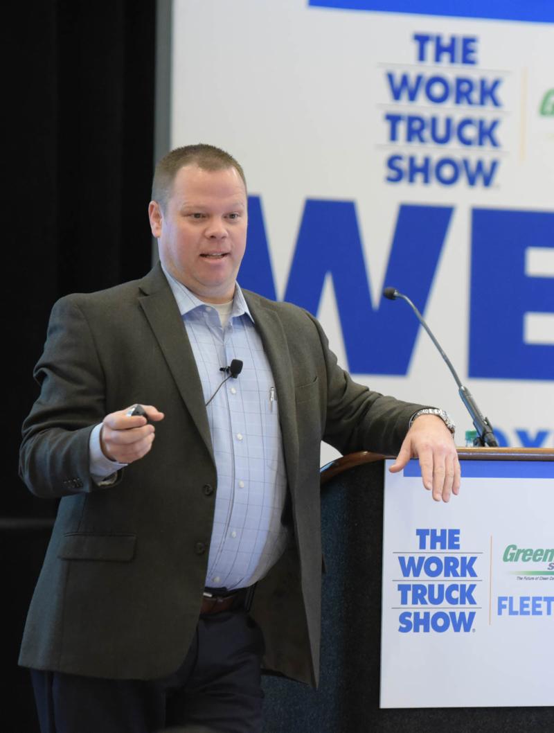 WorkTruckWeek's tweet photo. Live from The Work Truck Show: Green Truck Summit, Fleet Technical Congress, Manufacturer and Distributor Innovation Conference, Scenes from the Show. #fleets19 #greentrucks19 https://t.co/PiQy4Xjnlz https://t.co/N4ZfekK2Dc
