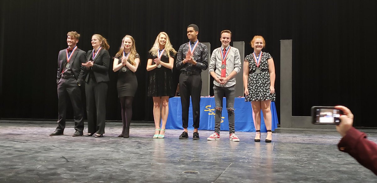 LHSEagleEye's tweet photo. OAP advances! Evan Howell gets best actor and Maddie Mezzell and Kayleigh Melvin make the all-star cast! https://t.co/98E7HkMNVt