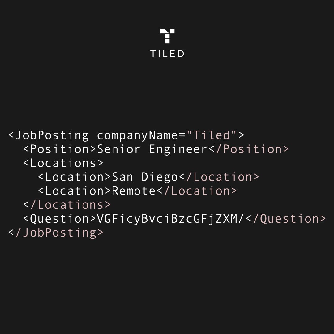 tiledco's tweet photo. We are looking for a senior engineer to join our team! View the job description here: https://t.co/8rZC0Wcbdl https://t.co/CvUds2sEKQ