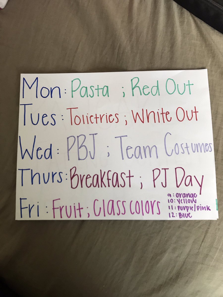 khsunitedway's tweet photo. United Way is coming upon us! Check out these pictures to see what you have within this upcoming week! We will be having a spirit week, a drive, pancake eating contest and out volleyball tournament! Come see us during lunch starting tomorrow to sign up! $5 per person! https://t.co/Tn2LdzECRF