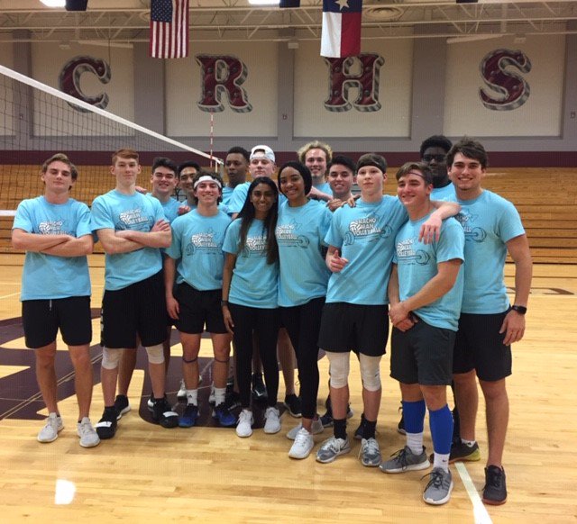 crhscountyline's tweet photo. S/O to Cinco Macho Man VB squad and coaches with win over @7Lakes! #RockTheNet @GlobalVine @CougarnationJ @CincoVolleyball https://t.co/L2k2ncLY3l