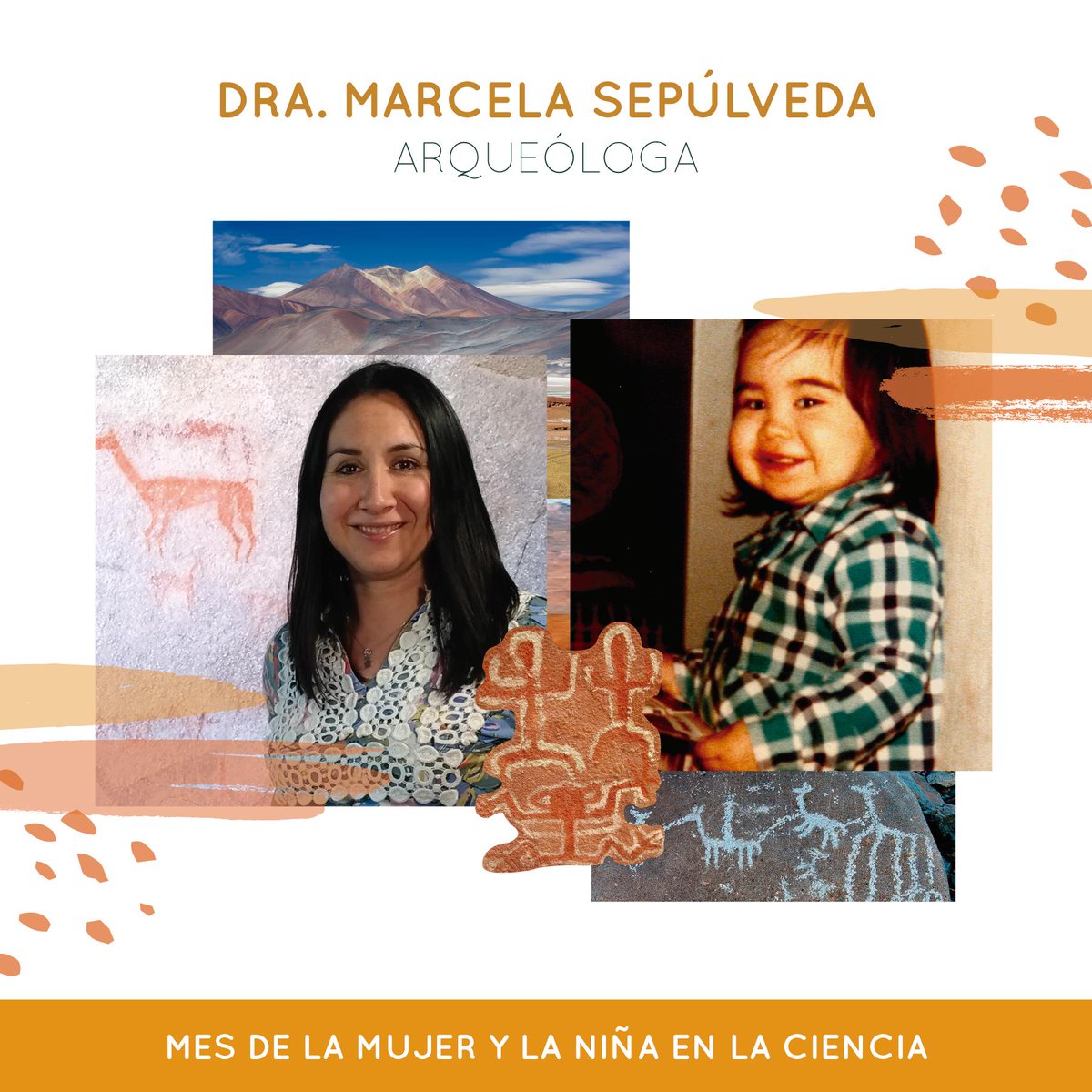 Heurekaonline's tweet photo. Doctora en arqueología, estudia el arte rupestre y la producción, uso y consumo del color del norte de Chile ¿Cuáles eran sus sueños de niña? Marcela Sepúlveda en el #MesMujeryNiñaenCiencia https://t.co/InxGA4qT6q