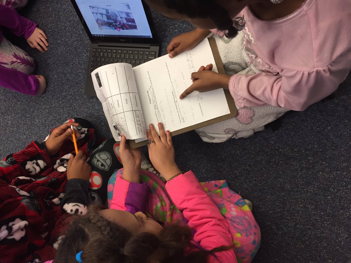 FCPSMoESMedia's tweet image. 3rd helping 1st write a script about their research from comparing and contrasting polar bears and grizzly bears and creating a Flipgrid video to share what they learned! #buddyclass #oneteam