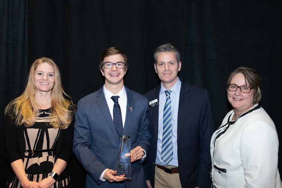 Congratulations to the Dr. Sam Cohlmia Outstanding Greek Man of the Year <a href="/TommyTheSchmidt/">Tommy Schmidt</a> of <a href="/wsuphidelt/">WSU Phi Delta Theta</a>!🎉