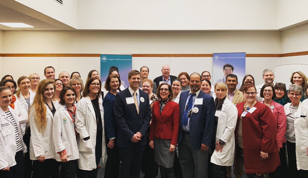 Excellent #OMALobbyDay meeting with @oregongovbrown. Excellent opportunity for members to lobby directly with elected leaders.