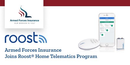 Armed Forces Insurance Joins Roost® Home Telematics Program
<a href="/smartroost/">smartroost</a> 
afi.org/News-Releases/…