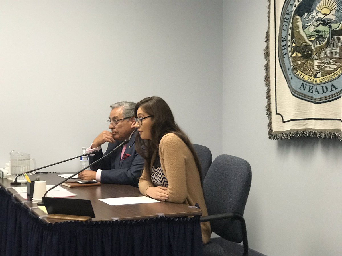 NVImmigrants's tweet photo. Today members of the Nevada Immigrant Coalition testified on #AB193, making driver authorization card effective dates the same length of time as drivers licenses. Thank you @EdgarFloresNV for this legislation! #nvleg https://t.co/bTiJ7I54Yd