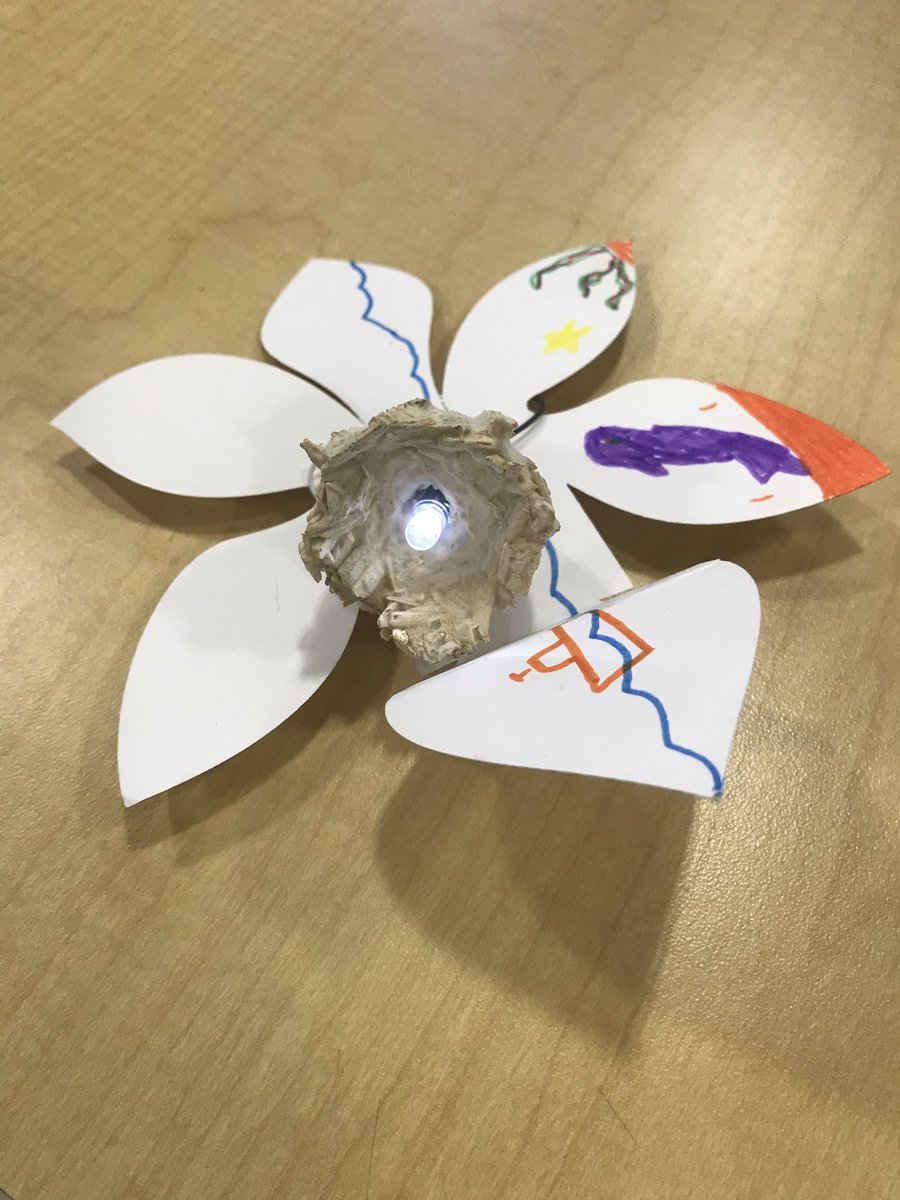 Thankful for <a href="/CorinneTakara/">Corinne Okada Takara</a> for sharing her work with <a href="/ecovative/">Ecovative</a> mycelium. 5th grade students made mycelium lanterns and pins after learning about decomposers in science. <a href="/FHInnovation/">FlintHillInnovation</a>