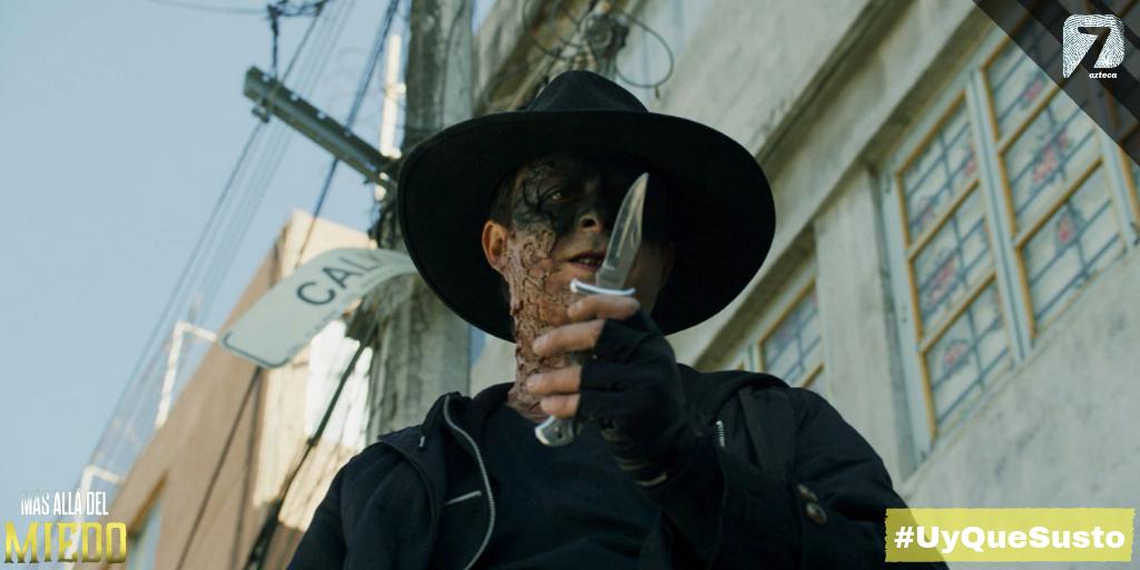 AztecaSiete's tweet photo. ¡Mucho cuidado! Si te encuentras con este vengador anónimo, huye lo más rápido que puedas. ¡Ya empieza, "Lo que la Gente Cuenta: Más Allá del Miedo"! #UyQueSusto 💀👻😱📺

¡Sigue la transmisión en vivo! 👉 https://t.co/MOeVY4jaID https://t.co/8HhWtXynqg