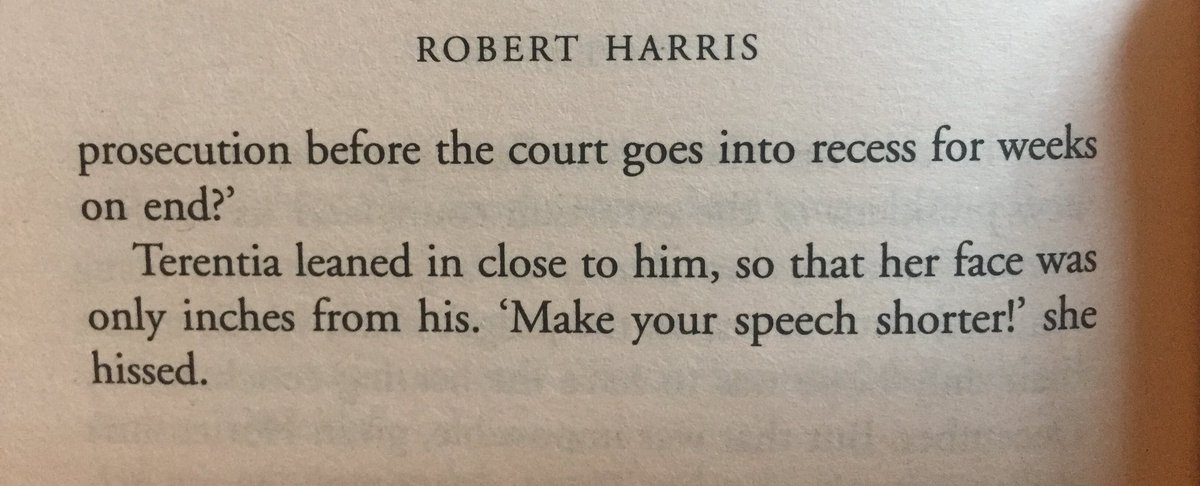 freshlybaked72's tweet photo. #RobertHarris #Imperium #MarcusCicero #Terentia #soundadvice #widelyapplicable https://t.co/Pka9tGgU4A