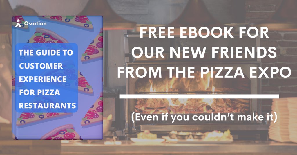 Ovation (@ovationup) on Twitter photo The Pizza Expo is cooking down here in Vegas! Whether youâre here or not youâll want to check out this eBook we put together for your Pizza Restaurant. #PizzaExpo ovationup.com/pizzaexpo The Pizza Expo is cooking down here in Vegas! Whether youâre here or not youâll want to check out this eBook we put together for your Pizza Restaurant. #PizzaExpo ovationup.com/pizzaexpo