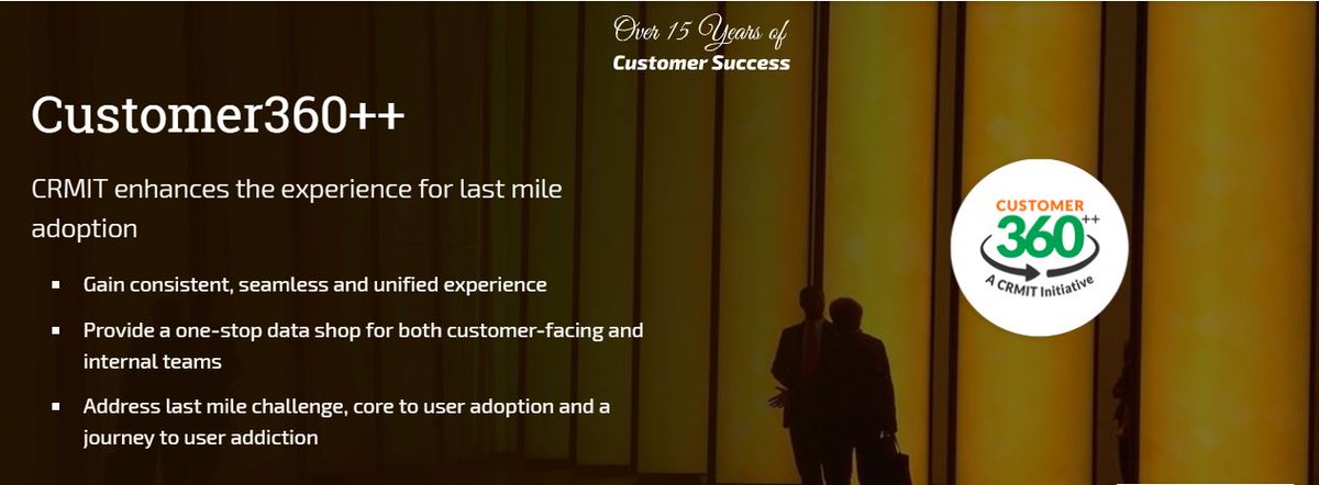 While <a href="/Salesforce/">Salesforce</a> promise to deliver Customer 360 across sales, service and marketing, we deliver #Customer360++ to address the last mile challenges. Visit us at Booth #S10 #SalesforceTour #Sydney to know more -bit.ly/2zs0NTo