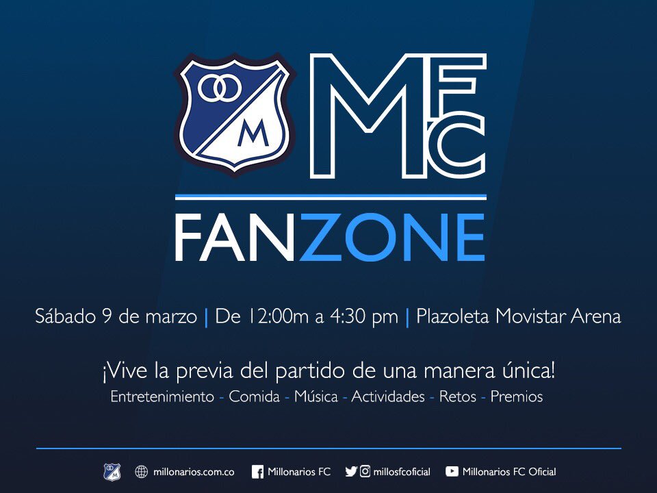 MillosFCoficial's tweet photo. ¡Este sábado nuestros Abonados vivirán de una manera única la previa del partido! 😱🔵⚪️⚽️🏆🤹‍♂️🎨🥁🎸🎯🎮🛴🍿🍔🎉⚪️🔵😱 #MFCFanZone #Volveremos https://t.co/RcvoJkLV3O