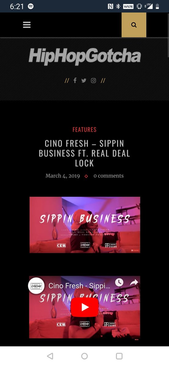 StateNoize's tweet photo. https://t.co/681If3VKBF New #Musicvideo Cino Fresh (@cinofresh) Ft. Real Deal Lock (@RealDealLock) - Sippin Business #clicklinkbio @HIPHOPGOTCHA https://t.co/sLzJI7Bc3s https://t.co/nkoKvt36Jl