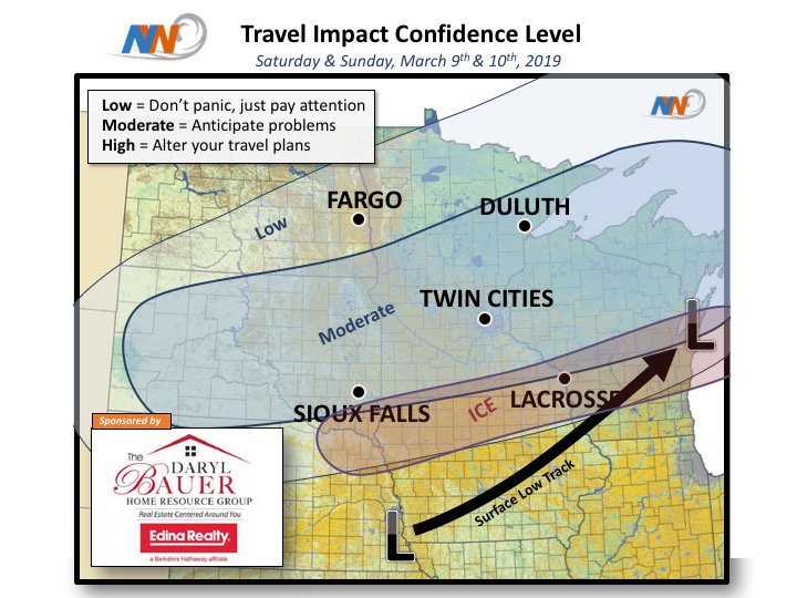NovakWeather's tweet photo. All right, time to dial it in for this weekend. I've got a bad feeling about this one. Be prepared. Here is your Travel Impact map. https://t.co/u9x3tN4jS7