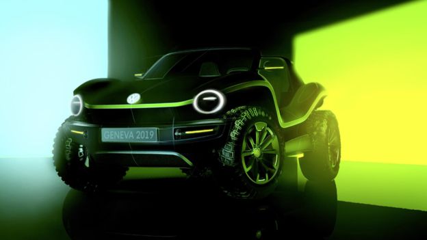 Volkswagen's much-anticipated electric buggy concept has arrived, modeled on the legendary American dune buggies from the 60s and 70s
The I.D. Buggy has a 201-horsepower electric motor in the rear <a href="/FormulaEVoltage/">FormulaE HighVoltage</a>  purourl.com/VWElectricBuggy