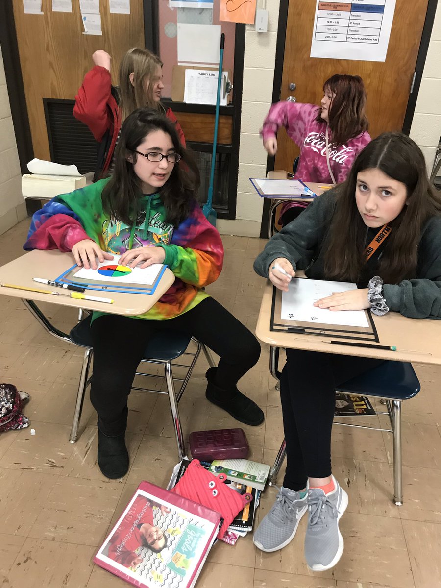 My students love math and are so engages when I throw in fidget spinners, colorful spinners, &amp; a little Rock Paper Scissors for application practice. #100percentengaged #mathreallyisfun