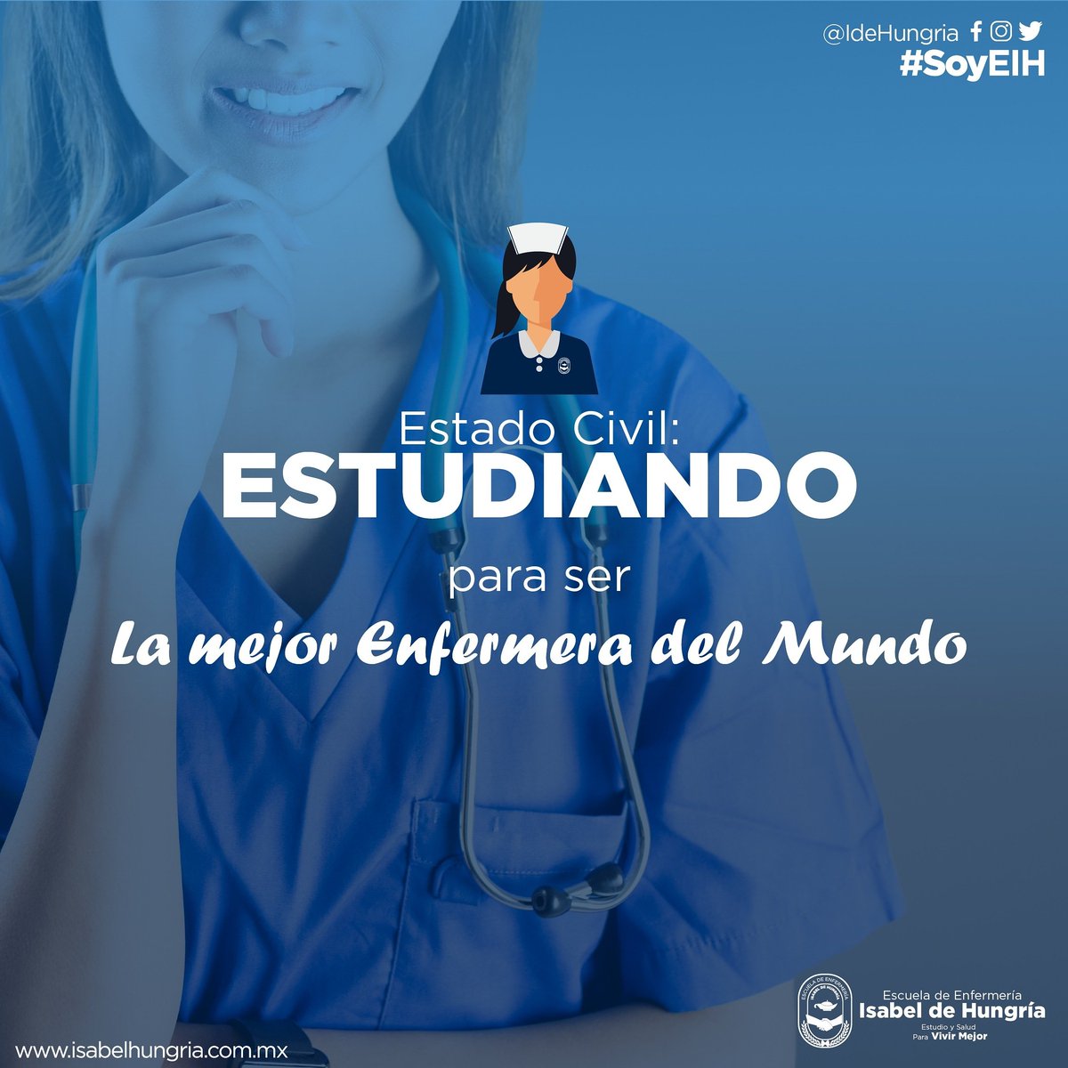 IdeHungria's tweet photo. La enfermería es una profesión que comprende la atención, cuidado autónomo y colaboración de la salud del ser humano. Los enfermeros se dedican, a grandes rasgos, a tratar los problemas de salud potenciales o reales que presenta una persona.

 #SoyEnfermera #SoyEnfermero #SoyEIH https://t.co/OtJ36k5k8q