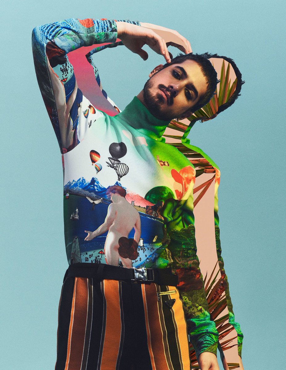 Young and cosmic. ⁦<a href="/FlauntMagazine/">FLAUNT</a>⁩ ⁦<a href="/Prada/">PRADA</a>⁩