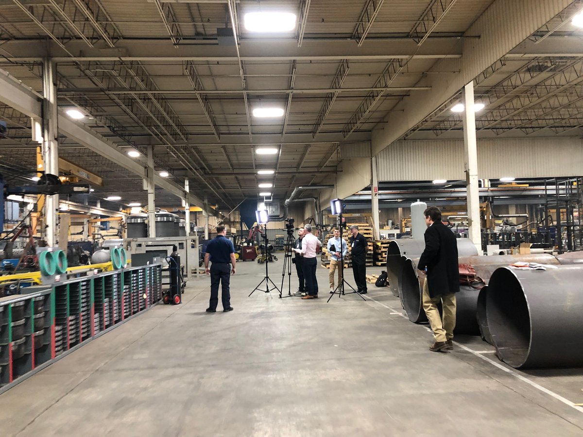 HuzzardSystems's tweet photo. Tremendous fun filming a launch video for our new #manufacturingsoftware offering - #InfoOnDemand.  Look for release around March 27th.  Special thanks to @bradknapp , Isaiah Wells, @cait_jahnke and the entire @HuzzardSystems crew! https://t.co/LEU5TGypL9