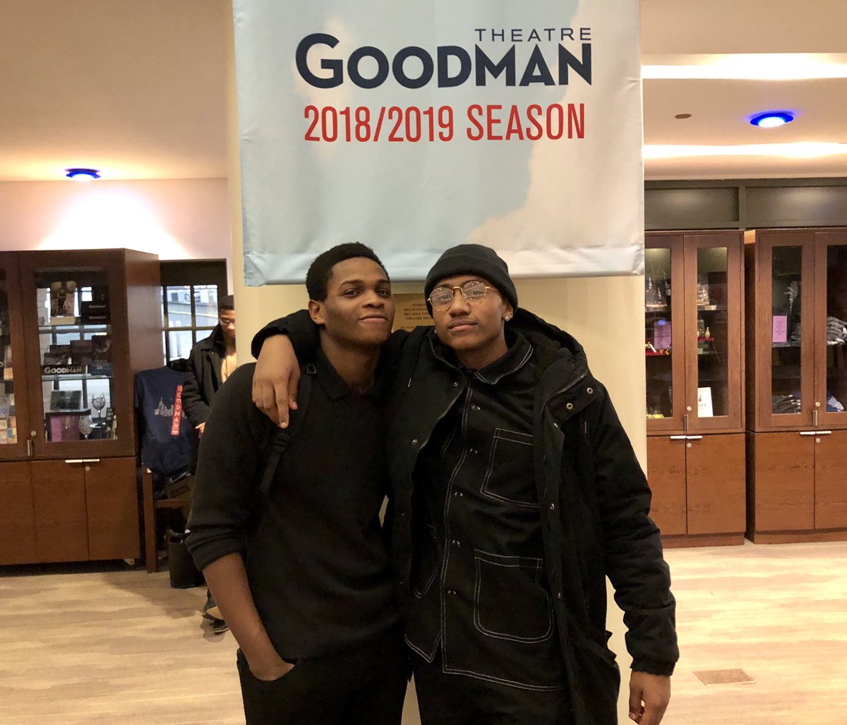 The Yard (@theyardtheatre) on Twitter photo Just a quick lil’ Yard reunion at <a href="/GoodmanTheatre/">Goodman Theatre</a> for the AWMC. Congratulations to Freedom for his 2nd Place Winner Performance that will take him to the National Finals! He and Victor last shared a stage in <a href="/idrisgoodwin/">Idris Goodwin</a>’s TRASH OR TREASURE for Snack Break II.
#letthekidsplay Just a quick lil’ Yard reunion at <a href="/GoodmanTheatre/">Goodman Theatre</a> for the AWMC. Congratulations to Freedom for his 2nd Place Winner Performance that will take him to the National Finals! He and Victor last shared a stage in <a href="/idrisgoodwin/">Idris Goodwin</a>’s TRASH OR TREASURE for Snack Break II.
#letthekidsplay