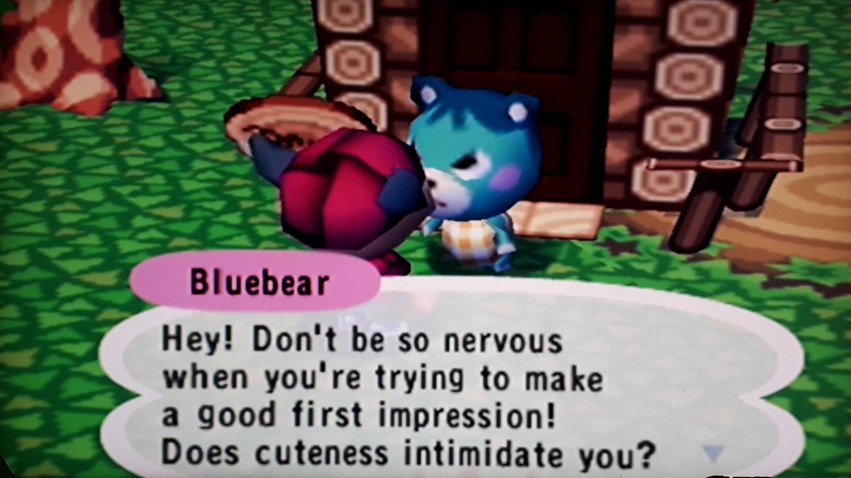 AndimalCrossing's tweet photo. Bluebear was so angry in the old animal crossing...
At least she's calmed down a bit in more recent games 😅
#AnimalCrossing #PopulationGrowing #GameCube https://t.co/ZrzSeyBAwS