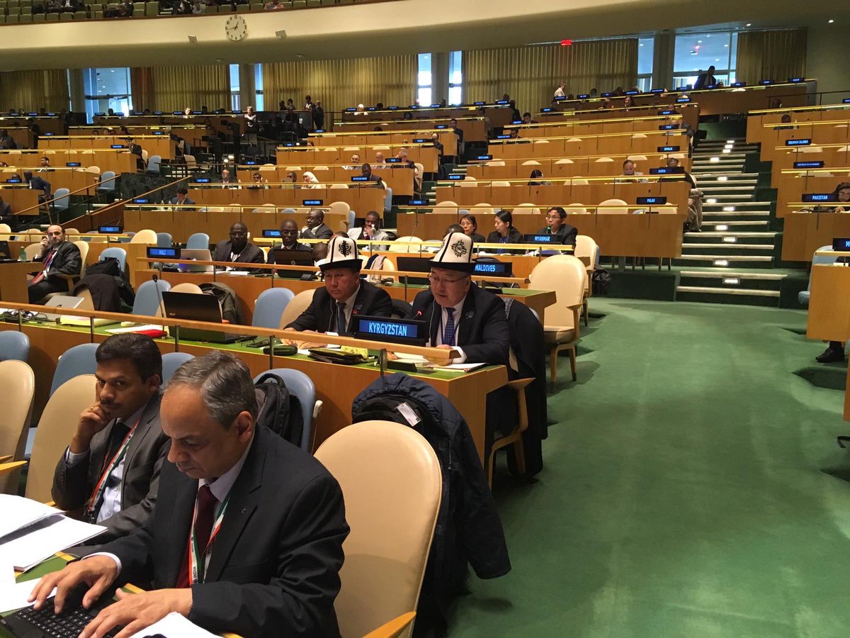 Delegation of #Kyrgyzstan led by Mr.Sultanov, Chairman of the National Statistical Committee takes part at the 50th session of the UN Statistical Commission #UNSC50
#AkKalpakDay