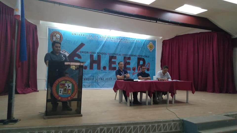 RenenGloria's tweet photo. Thank you so much USeP Society of Electrical Engineering Students for having me as your Judge for the 2019 SHEEP Quiz Show! Always a pleasure serving you guys.
Congratulations to all the winners!
๐ฅDCNHS
๐ฅ DRANHS
๐ฅ PNHS
#SHEEP2019 https://t.co/wLYkUByQUK